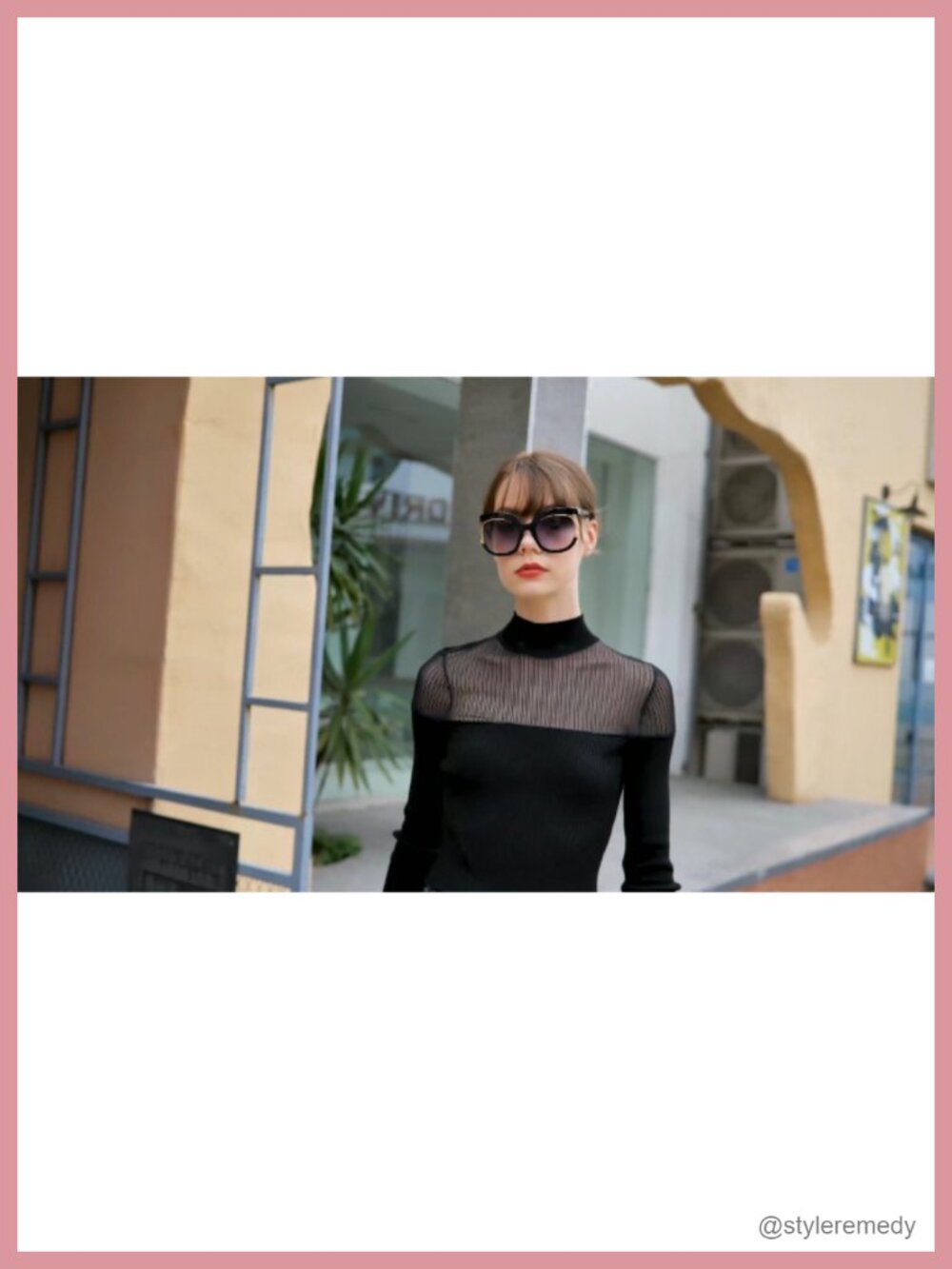 Retro Oversized Sunglasses UV400 Half-Metal Frame Women Wrap Around - Picture 6 of 6